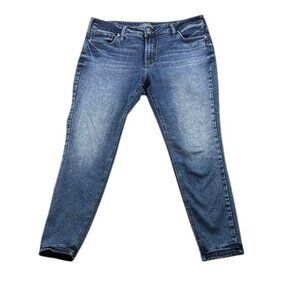 Silver Jeans Elyse Ankle Skinny Mid-Rise Women's Size 14